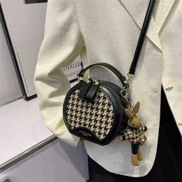 Versatile Thousand Bird Checker Round Evening Bag For Women Small Round  Style With Early Spring Temperament Shoulder Crossbody Option 230828 From  Nxyshoe, $27.71 | DHgate.Com