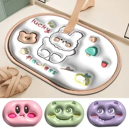 Teppich Visueller Dreidimensionaler Teppich Rutschfeste Badezimmermatte Wohnzimmer Kinder Schlafzimmer 3D Niedlicher Cartoon Kawaii Dekor 230828