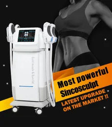 4 alças ABS treinamento muscular nádega estimulador eletromagnético Emslim neo rf máquina de escultura muscular