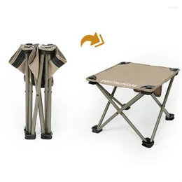 Camp Furniture Outdoor Foldable Stool Portable High Durable Travel Picnic Folding Bearing Easy Storage