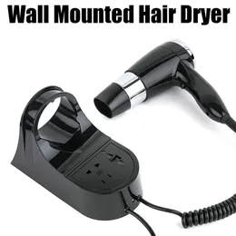 Hair Dryers 1600W Wallmounted Dryer for el with Switch Blower Strong Wind Bathroom Toilet Homestay Hairdryer Household Drying Tools 230828