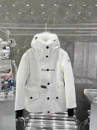 Kış Kadın Dış Mekan Uzun Kollu Kapşonlu Ceket, Bağlamalar, Yumuşak 90 Beyaz Ördek Aşağı Malzeme, Yüksek kaliteli ofis iş kıyafetleri