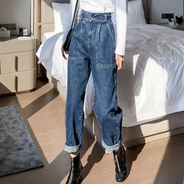 Jeans Vintage Hoge Taille Jeans voor Dames 2023 Skinny Zwart Blauw Harem Mom Boyfriend Jeans voor Dames Denim Broek Vrouwelijke Broek