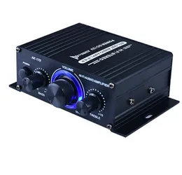 AK170 400W 자동차를위한 AK170 400W HIFI 파워 오디오 증폭기 홈 시어터 디지털 파워 오디오 스피커 트레블베이스 제어 FM USB SD