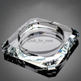 KTV Bar Hushåll Crystal AshTray Cenicero rökning Ash Tray Vacker Ashtray Father Boy Friend Birthday Present Tillbehör HKD230828