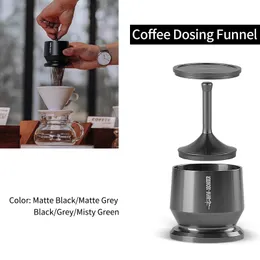 Mugs MHW3BOMBER Espresso Dosing Funnel with Stirrer Stainless Steel Coffee Cup Fit 58mm Portafilter Home Barista Accessories 230829