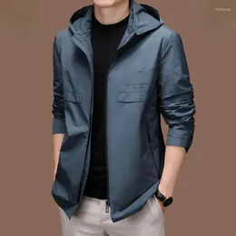 남자 재킷 스프링 가을 2023 남자 후드 mens 패션 코트 탑 의류 chaquetas hombre cjk를위한 느슨한 캐주얼 재킷