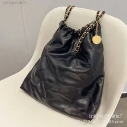 23SS Designer Channel Women Bag для маленькой ароматической цепочки сумки с большим мощностью пригородная буква золотая монета сумка для сумки для плечевых мессенджеров.