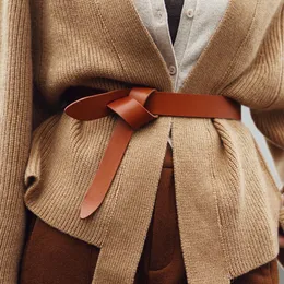 Belts CETIRI High Quality Top Grain Genuine Leather Belt Fashion Female Decoration Dress Sweater Plaid Coat Waist Belt 230829