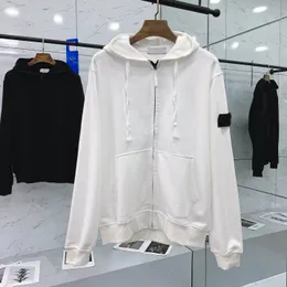 Designer luxury Autumn and Winter hooded long-sleeved jacket Jacket Long-sleeved hoodie Casual fashion must-have loose elastic cotton hooded coat for men and women