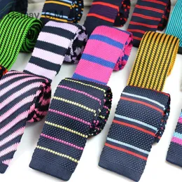Bolo Ties Fashion Mens Stick Colorful 6cm N Bredd stickade mager slips för festbröllop Male Neckwear Tie Cravat 230829