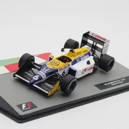 Diecast Model car Ixo 1 43 Racing Nelson Piquet 1987 Williams FW11B Diecast Car Model Metal Toy Vehicle 230829