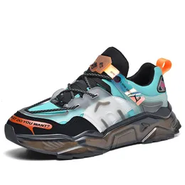 Klädskor män pappa chunky sneakers trendiga tjock sula promenad run nonslip plattform sport atletiska skor zapatillas hombre 230829