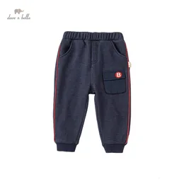 Trousers DBJ18697 2 dave bella winter baby boys fashion letter pockets pants children full length kids boy infant toddler trousers 230830