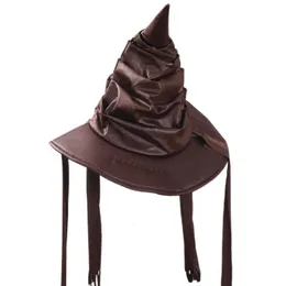 Wide Brim Hats Bucket Halloween Wizard Witch Hat Cosplay Costume Party Supplies Decorations 230830