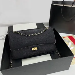 7A مرآة الجودة كيس العلم الكلاسيكي الكافيار Lambskin Leather Prests County Cains Leather Women Handbag Code 25.5cm 30cm Class