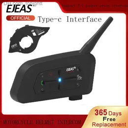 EJEAS 1PC V7オートバイヘルメットインターコムBluetooth 5.1 Type-CインターフェイスMotoリモートコントロールQ230830