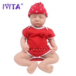 Lalki ivita WG1548 16,92 cala 2189G 100% silikonowa Reborn Baby Doll Realistic Miękkie lalki refelike dziewczynki dla dzieci Prezent 230828