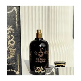 Solidne perfumy projektant na zapachy dla kobiet i mężczyzn Głos rozpylony czarna butelka węża 100 ml jako delikatny prezent uroczy Lastin Dhtua