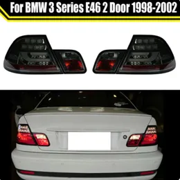 Lâmpada traseira traseira do carro para bmw série 3 e46 2 portas 1998-2002 montagem da luz traseira luzes de freio sinais de volta luzes reversas luzes de nevoeiro