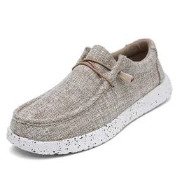 Geklede Schoenen Grote Maat Outdoor Heren Casual Denim Canvas Schoenen Vulcaniseer Schoenen Mode Luxe Stijl Designer Ademende Heren Sneakers Loafers L0830