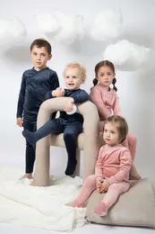 Наборы одежды в роли малышки велюрные наборы детей с эластичными 230830