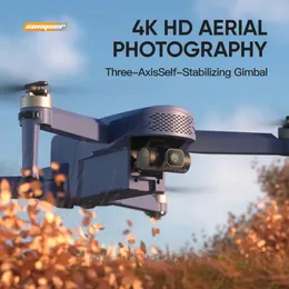 Drone caméra 4K pour adultes : quadricoptère avec moteur sans balais, 2 batteries, transmission 5 GHz, retour intelligent à la maison, suivez-moi !