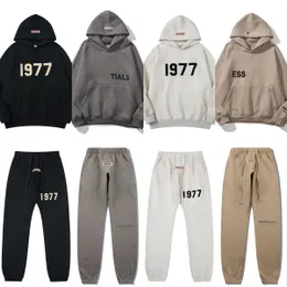 Projektant męskich Mężczyzn Essentail Essentail Spodnie moda swobodna liczba dresowych sprężyste jogging hip hop Essentificodoodie Wysoka jakość bluzy podsumowująca pullover