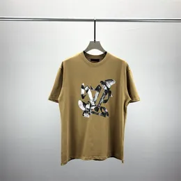 2Herren und Damen High-End-Marken-Herren-T-Shirts Kurzschlaf-Sommer-Outdoor-Mode-Freizeit-T-Shirt, bedruckt mit Buchstaben aus reiner Baumwolle.Größe M-3XLQ172