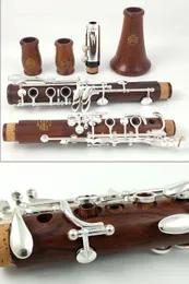 MORESKY Clarinete Bb Rosewood/Mopane Silvering Keys Sib Klarnet M103