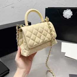 2022SS F/W Women Trend Matelasse Designer Bag Vintage Gold Classic Flap Handag Leather Grained Quilted Prosesatile Crossbody Wallet Wallet Cey