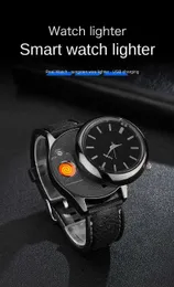 Men's Quartz Watch USB Cigarette Lighter Rechargeable Replacement Tungsten Wire High Quality Gift Clock Outdoor Sports Wat 6C3H