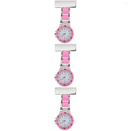 懐中時計3pcs Quartz Watch Girls Keychain hanging服愛らしい装飾