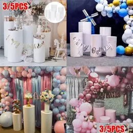 Party Decoration Decorations White Gold Pink Round Display Plinth Wedding Pedestal Cylinder Flower Stand For 3Pcs 5Pc Drop Delivery Dhhbn