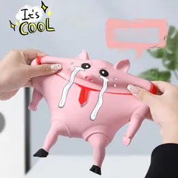 Giocattolo di decompressione Maiale divertente Decompressione Giocattolo da spremere Rimbalzo lento TPR Piggy Doll Giocattoli antistress per bambini Regali interessanti per i più piccoli 230829