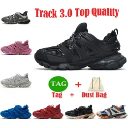 Designer Casual Shoes Track 3.0 Sneakers Luxury Brand Trainers Triple Black White Pink Blue Orange Yellow Tess.S. Gomma spårar män kvinnor sportskosstorlek 35-46