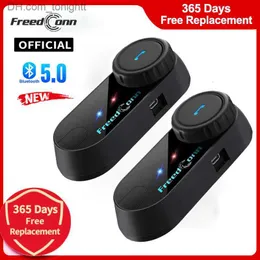 FreedConn Motorcycle Bluetooth Helmet Headset Moto1000M Intercom Wireless FM Radio Motorbike Headphone Interphone Q230830