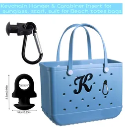 Shoe Parts Accessories Bag Charms For Bogg Decorative Add Insert Carabiner Keys Holder Set Alphabet Letters And Rubber Tassel Hanger H Otvbn