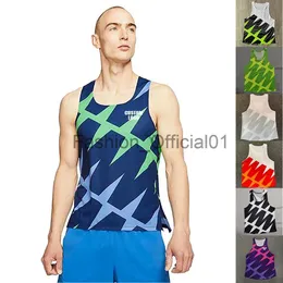 Men's Athletic Running Tank Top Ultra Lightweight Marathon Singlet Y-Back Shirts Dry Fit Workout Sleeveless T-Shirt Tank Tops x0830