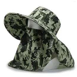 Wide Brim Hats Spring And Summer Fishing Sunshade Hat Outdoor Hiking Mountain Climbing Tea Picking Pography Cape Camo Big Rimmed