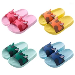 Slipper Jongens Meisjes Badkamer Glijslippers Kinder Cartoon Dieren Antislip Sandalen