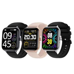 Nuovo arrivo 1.96 "Bluetooth Smart Watch con glicemia Frequenza cardiaca Ossigeno nel sangue Monitor del sonno Salute Fitness Tracker per uomo Donna Android IOS T11C
