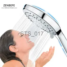 Bathroom Shower Heads ZENBEFE Pressurized Shower Nozzle Hose Set For Raining Household Bathing Single-Head Shower With Big Water x0830