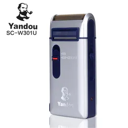 Electric Shavers Yandou Shaver Razer Erkekler Şarj Edilebilir Gümüş Finekler Düzeltici Setleri tıraş için tıraş makineleri 230829