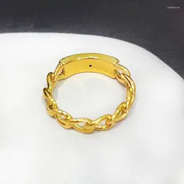 Mirror Chain Bracelet Solid 10K Yellow Gold 7.5