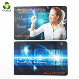 Camaz Saver Power Energy Card Quantum Negative 이온 13000 전력 방사선 방사 방지 방사선 바이오 에너지 건강 카드 Terahertz 전기 연료 보호기