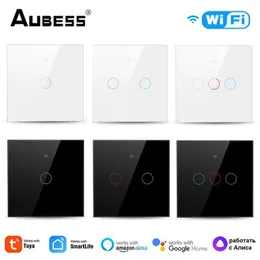 Andra elektronik Tuya EU WiFi Zigbee Smart Light Switch Touch Life Remote Control fungerar med Alexa Google Home Yandex Alice 230927