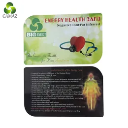 Camaz Energy Health Care Card Negative Ion Far Infrared PVC Bio Energy Card Scalar Energy Card for Home Happiness
