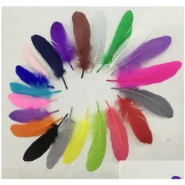 Party Decoration Colorf Feathers Diy Craft Wedding Dress Pin Hat Bag Earrings 1000 Pieces Per Pack Drop Delivery Home Garden Festive Ot09L