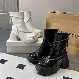 Buty designerskie kobiety buty nowe czarno-białe damy zimowe jesień na zewnątrz ciepłe wygodne damskie trampki Treakery rozmiar 35-40